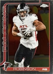 2025 Topps Chrome Base Set Bijan Robinson #16 card