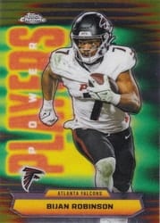 2025 Topps Chrome Power Players Bijan Robinson #PP-11 card