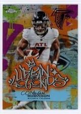2025 Topps Chrome Urban Legends Bijan Robinson #UL-14 card