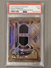2023 Panini Gold Standard Rookie Jersey Autographs Double Bijan Robinson /Bijan Robinson #244 card