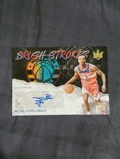 2023-24 Panini Court Kings Brush Strokes Autographs Bilal Coulibaly #BR-BIL card