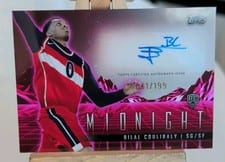2023-24 Topps Midnight Rookie Horizon Signatures Bilal Coulibaly #RHS-BC card