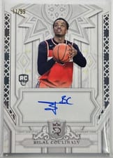2023-24 Topps Royalty Pursuit of Greatness Signatures Bilal Coulibaly #POG-BC card