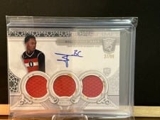 2023-24 Topps Royalty Superior Jersey Signatures Bilal Coulibaly #SJS-BC card