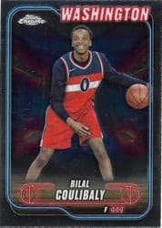 2024-25 Topps Chrome Base Set Bilal Coulibaly #11 card