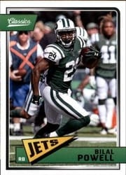 2018 Panini Classics Base Set Bilal Powell #68 card