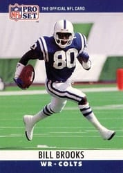 1990 Pro Set Base Set Bill Brooks #131 card