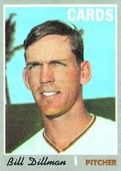 1970 Topps Base Set Bill Dillman #386 card