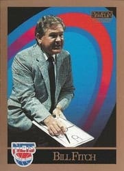 1990-91 SkyBox Base Set Bill Fitch #317 card