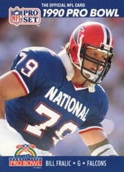 1990 Pro Set Base Set Bill Fralic #389 card
