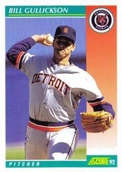 1992 Score Base Set Bill Gullickson #242 card