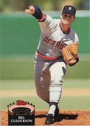 1992 Stadium Club Base Set Bill Gullickson #119 card