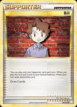 HeartGold & SoulSilver Bill #89 card