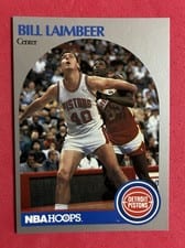 1990-91 Hoops Base Set Bill Laimbeer #108 card