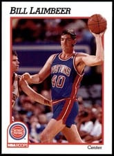 1991-92 Hoops Base Set Bill Laimbeer #63 card