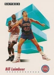 1991-92 SkyBox Base Set Bill Laimbeer #85 card