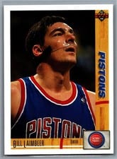 1991-92 Upper Deck Base Set Bill Laimbeer #167 card