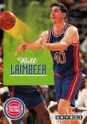1992-93 SkyBox Base Set Bill Laimbeer #70 card