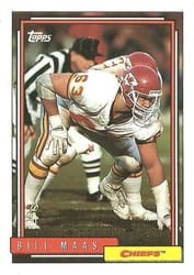 1992 Topps Base Set Bill Maas #154 card