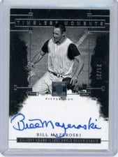 2024 Panini Impeccable Timeless Moments Signatures Bill Mazeroski #TMS-BM card