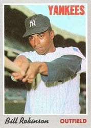 1970 Topps Base Set Bill Robinson #23 card