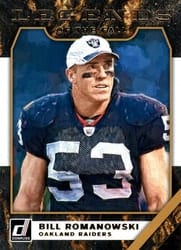2019 Donruss Legends of the Fall Bill Romanowski #LF-14 card