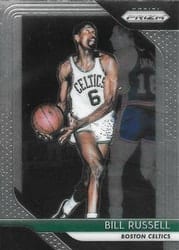 2018-19 Panini Prizm Base Set Bill Russell #25 card