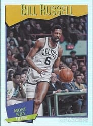 2021-22 Hoops Base Set Bill Russell #253 card