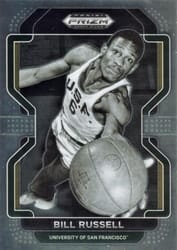 2022 Panini Prizm Draft Picks Base Set Bill Russell #4 card