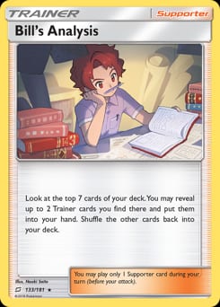 Team Up Bill's Analysis #133 card