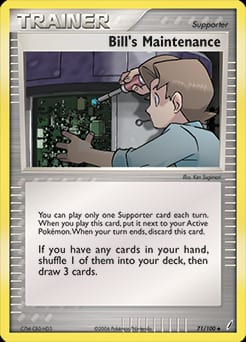 Crystal Guardians Bill's Maintenance #71 card