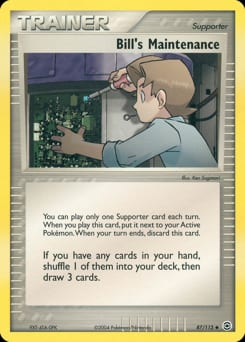 FireRed & LeafGreen Bill's Maintenance #87 card