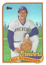 1989 Topps Base Set Bill Schroeder #563 card