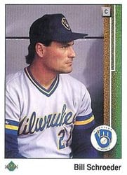 1989 Upper Deck Base Set Bill Schroeder #627 card