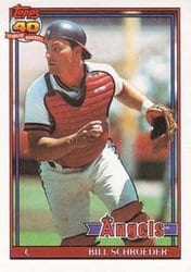 1991 Topps Base Set Bill Schroeder #452 card