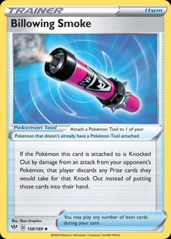 Darkness Ablaze Billowing Smoke #158 card