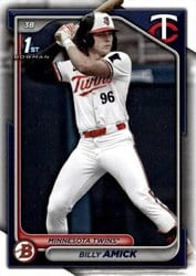 2024 Bowman Draft Base Set Billy Amick #BD-68 card