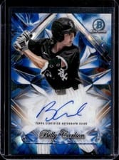 2025 Bowman Draft Sapphire Sapphire Selections Autographs Billy Carlson #SSA-BC card