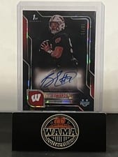 2025 Bowman University Chrome Sapphire Chrome Prospect Autographs Billy Edwards Jr. #BCA-BE card