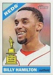 2015 Topps Heritage Base Set Billy Hamilton #431 card