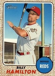 2017 Topps Heritage Base Set Billy Hamilton #90 card