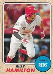 2017 Topps Heritage Base Set Billy Hamilton #90b card