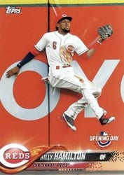 2018 Topps Opening Day Base Set Billy Hamilton #34 card
