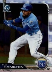 2019 Bowman Chrome Base Set Billy Hamilton #41 card