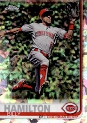 2019 Topps Chrome Sapphire Edition Base Set Billy Hamilton #164 card