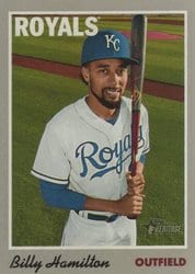 2019 Topps Heritage Base Set Billy Hamilton #115 card