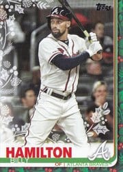 2019 Topps Holiday Base Set Billy Hamilton #HW17 card