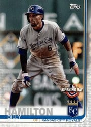 2019 Topps Opening Day Base Set Billy Hamilton #1 card