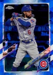 2021 Topps Chrome Sapphire Edition Base Set Billy Hamilton #588 card