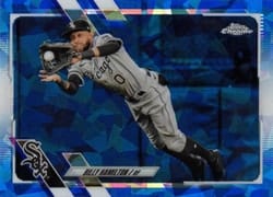 2021 Topps Chrome Update Sapphire Edition Base Set Billy Hamilton #US18 card